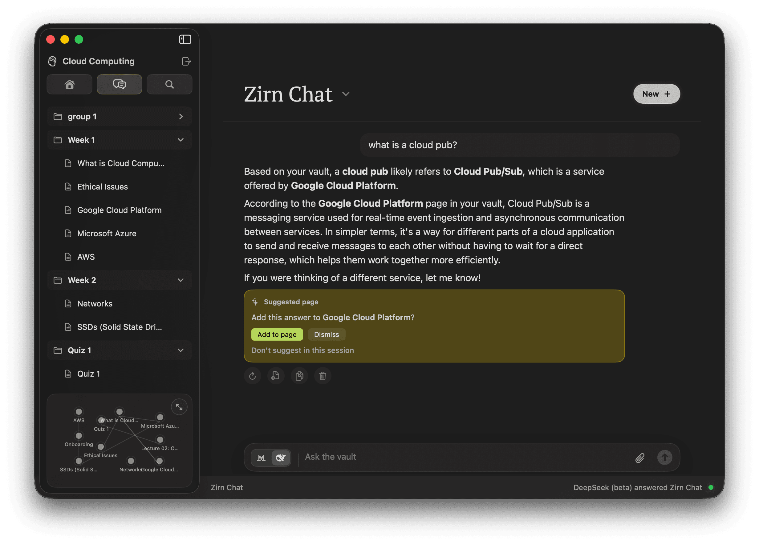 Zirn Chat screenshot