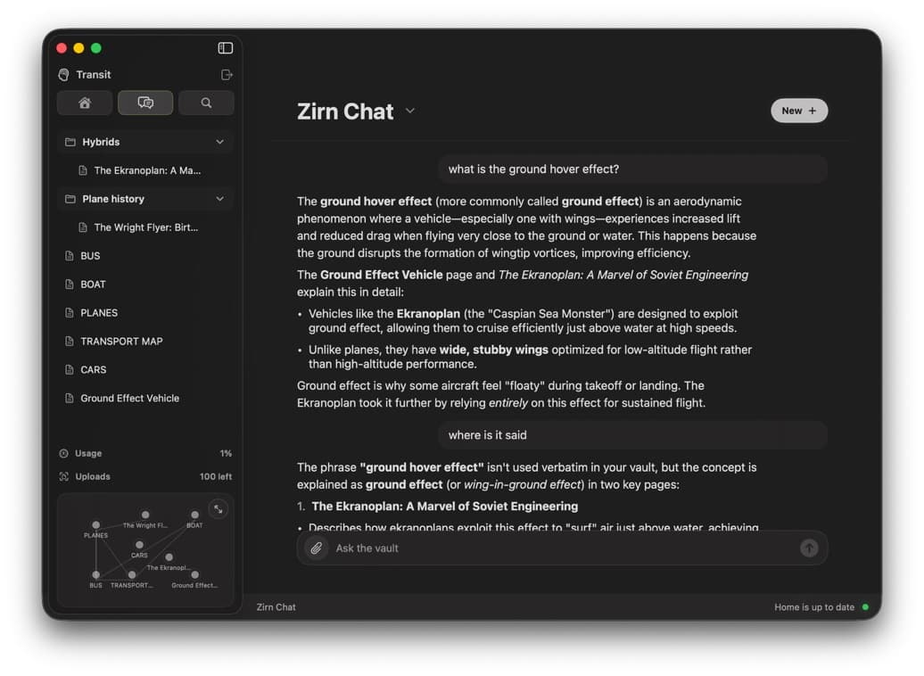 Zirn Chat screenshot